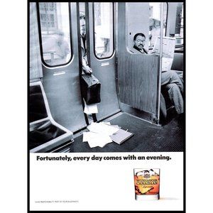 1992 Windsor Canadian Whisky Whiskey Vintage Print Ad Subway Briefcase Wall Art